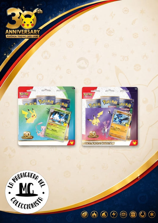 Calcomanías para Dispositivos de Celebración 30.º Aniversario de JCC Pokémon
