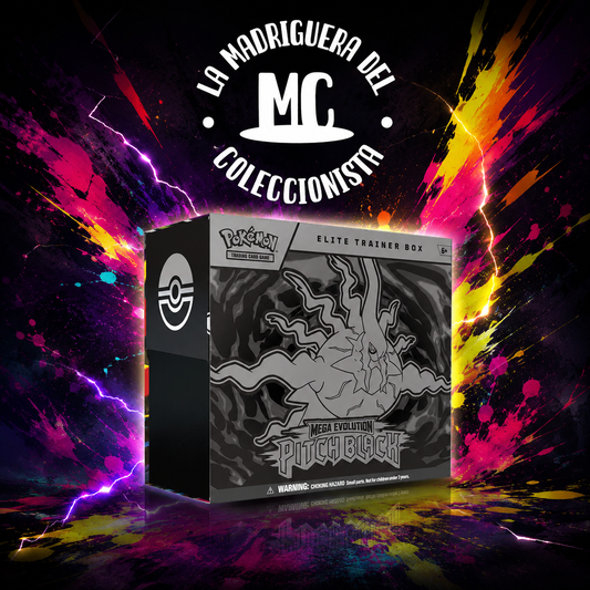 ETB elite trainer box Pitch black (inglés)