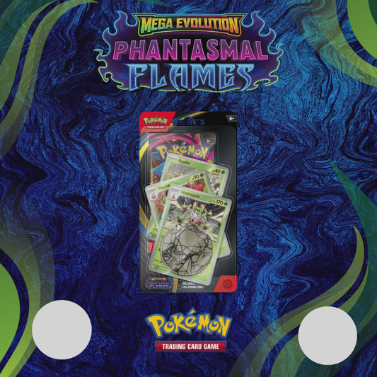 Blister con 3 promos Phantasmal Flames Hydraple